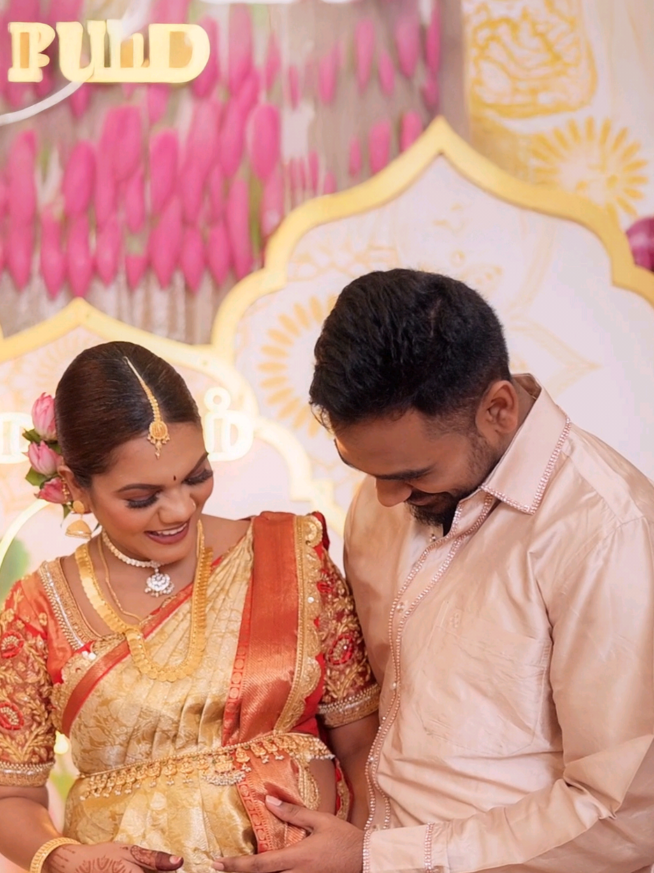 Manisha's Seemantham... A beautiful explanation.. #seemantham #valaikapu #babyshower #imagehunter 