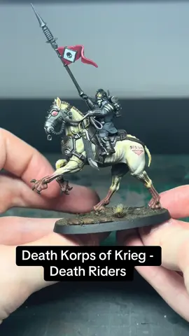 Death Korps of Krieg - Death Riders  #paintingwarhammer #paintingwarhammer40k #paintingwarhammer30k #warhammer #warhammer40k #warhammer30k #horusheresy #astramilitarum #imperialguard #deathkorpsofkrieg #deathriders #dkok #cavalry #ageofsigmar #miniatures #minaturepainting #cavalry #spacemarine #imperium