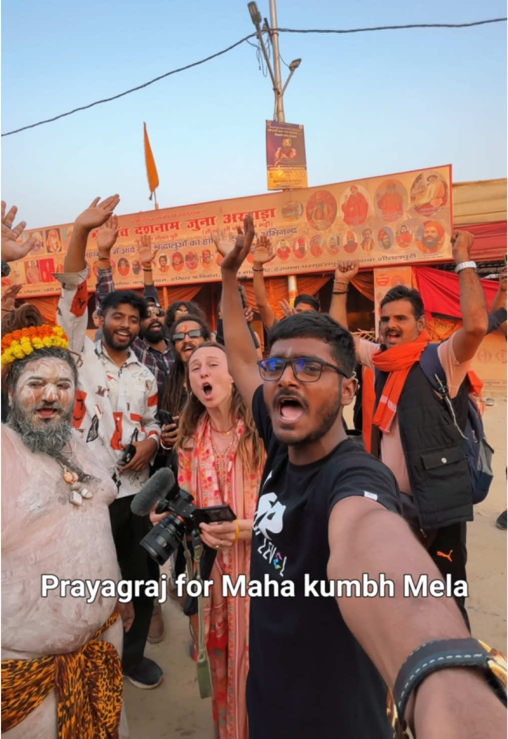 Would you take a dip? 🤢 #india #mahakumbhmela #prayagraj #travelindia #fyp #viral 