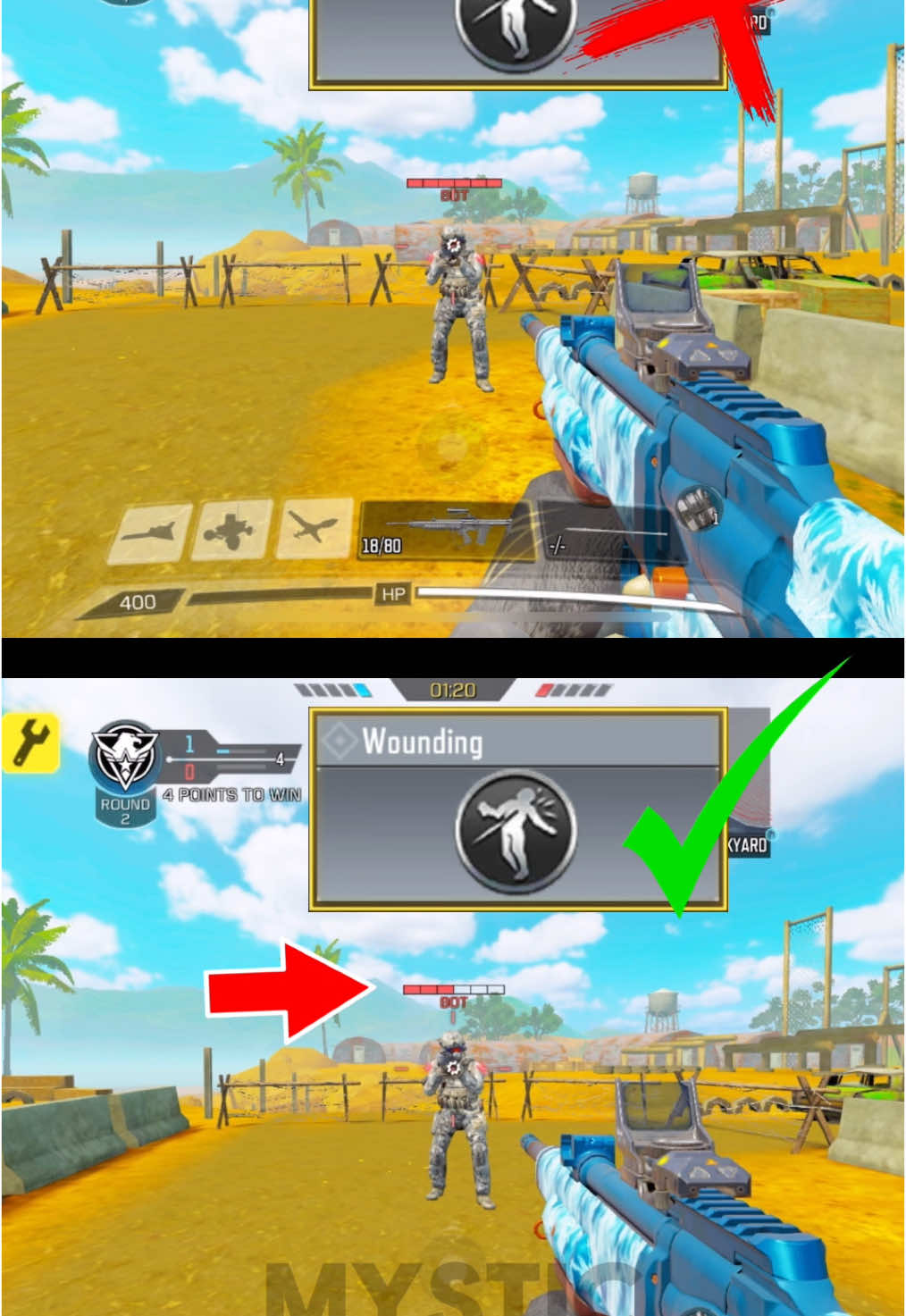 Wounding Attachment Comparison - CODM #shorts #codm #codmobile #mobilegaming #fps #settings #aim #fyp #callofdutymobile #mobile #mobilegaming #fps #attachment #loadout #comparison #gunsmith #wounding #tips #trending #popular #viral #fyp 