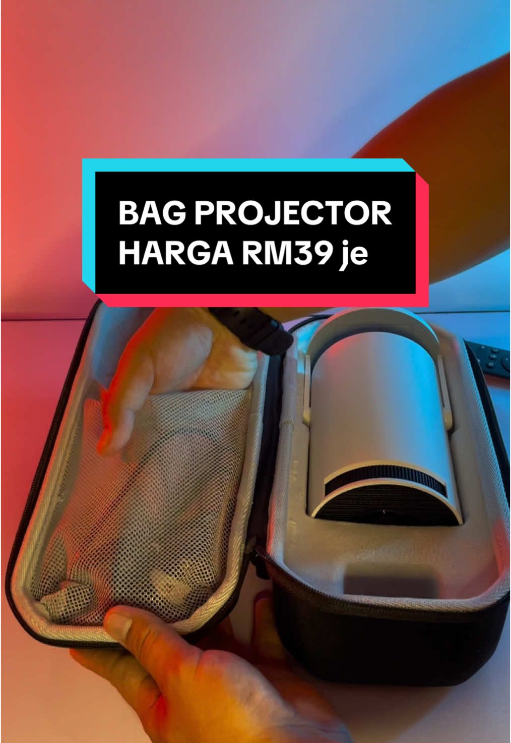 Bag untuk projector.. model Hy300 semua boleh masuk.. Boleh dapatkan dalam bag kuning di bawah.. #fyp #fypシ #TikTokLIVE #LIVEhighlights #LIVE 