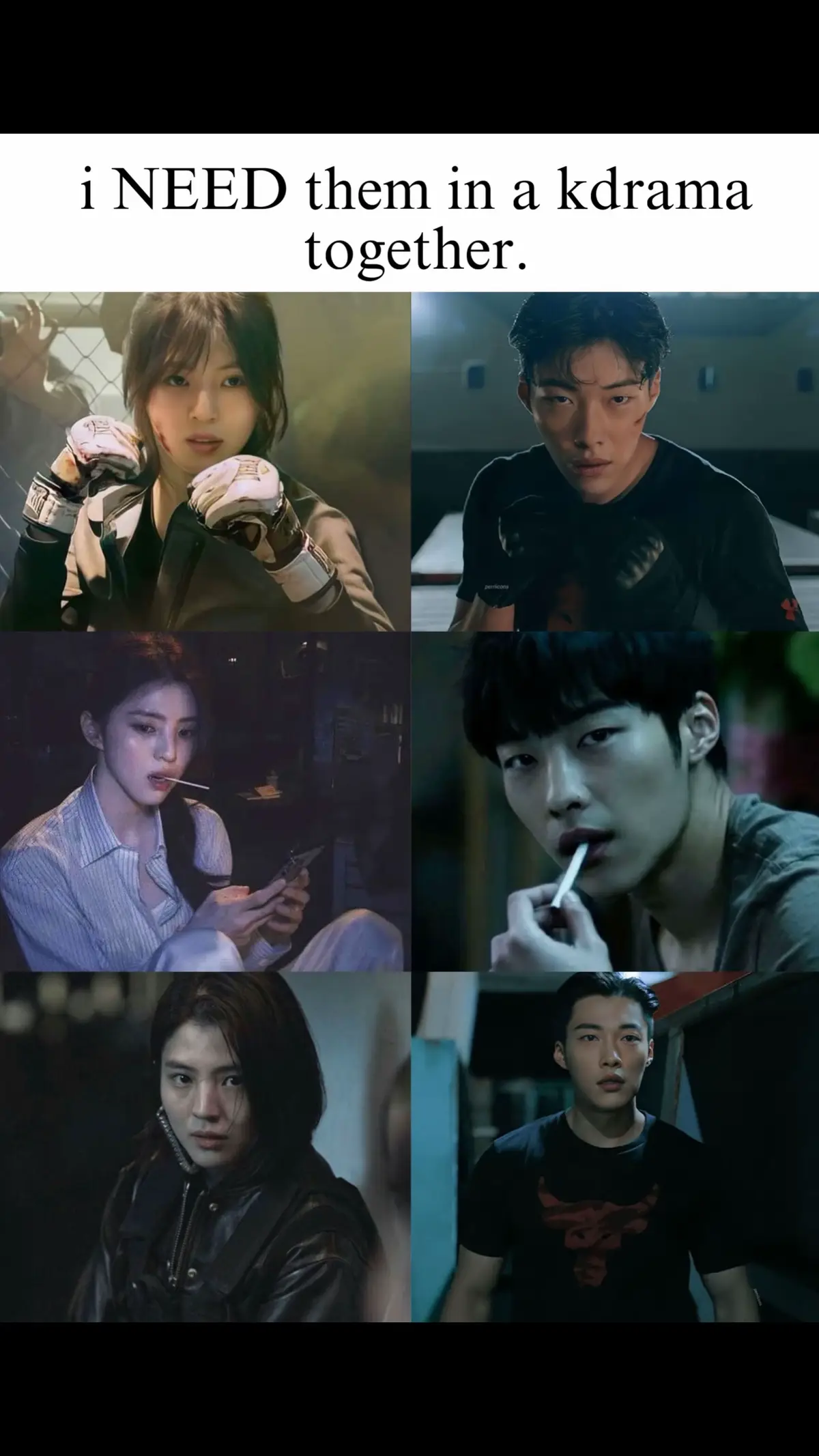 need them in a thriller 🙏🏼 #woodohwan #bloodhounds #mrplankton #saveme #hansohee #myname #kdrama #thriller #blowup? #relateable #foryou #fyp 