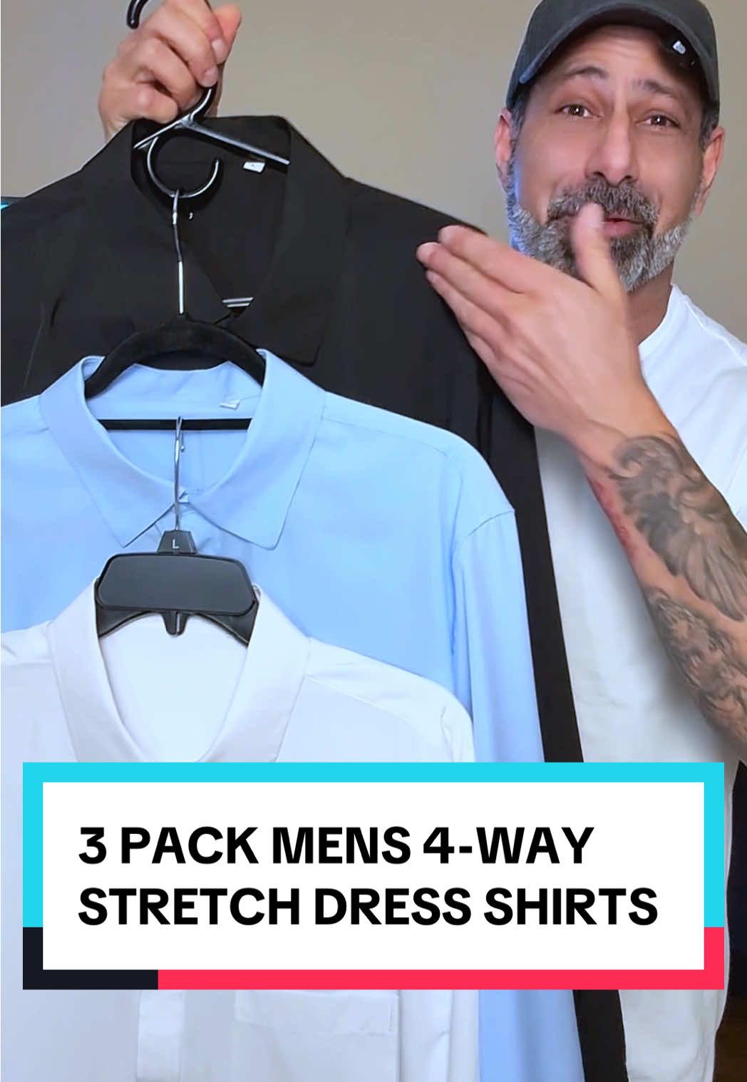 Only $36.99 for 3 men’s dress shirts with 4 way stretch! These dress shirts are lightweight and breathable. Great fit! Don’t pass this deal up! . . #alimensgentle #alimensandgentle #TikTokShopLoveAtFirstFind #TikTokShopJumpstartSale #shirt #3pack #menoutfit #autumnfashion #mensfashion #mensdressshirt #mensstyle #menswear #menswearfashion #treasurefinds #ad #GiftGuide #spotlightfinds #TTSDelightNow  #TTSLevelUp #TikTokShopCreatorPicks #LoveLanguage #SeasonalGems #tiktokshoprestock