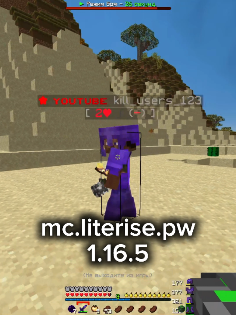 mc.literise.pw 1.16.5 #wellmine #holyworld #funtime #bpvp #Minecraft #literise