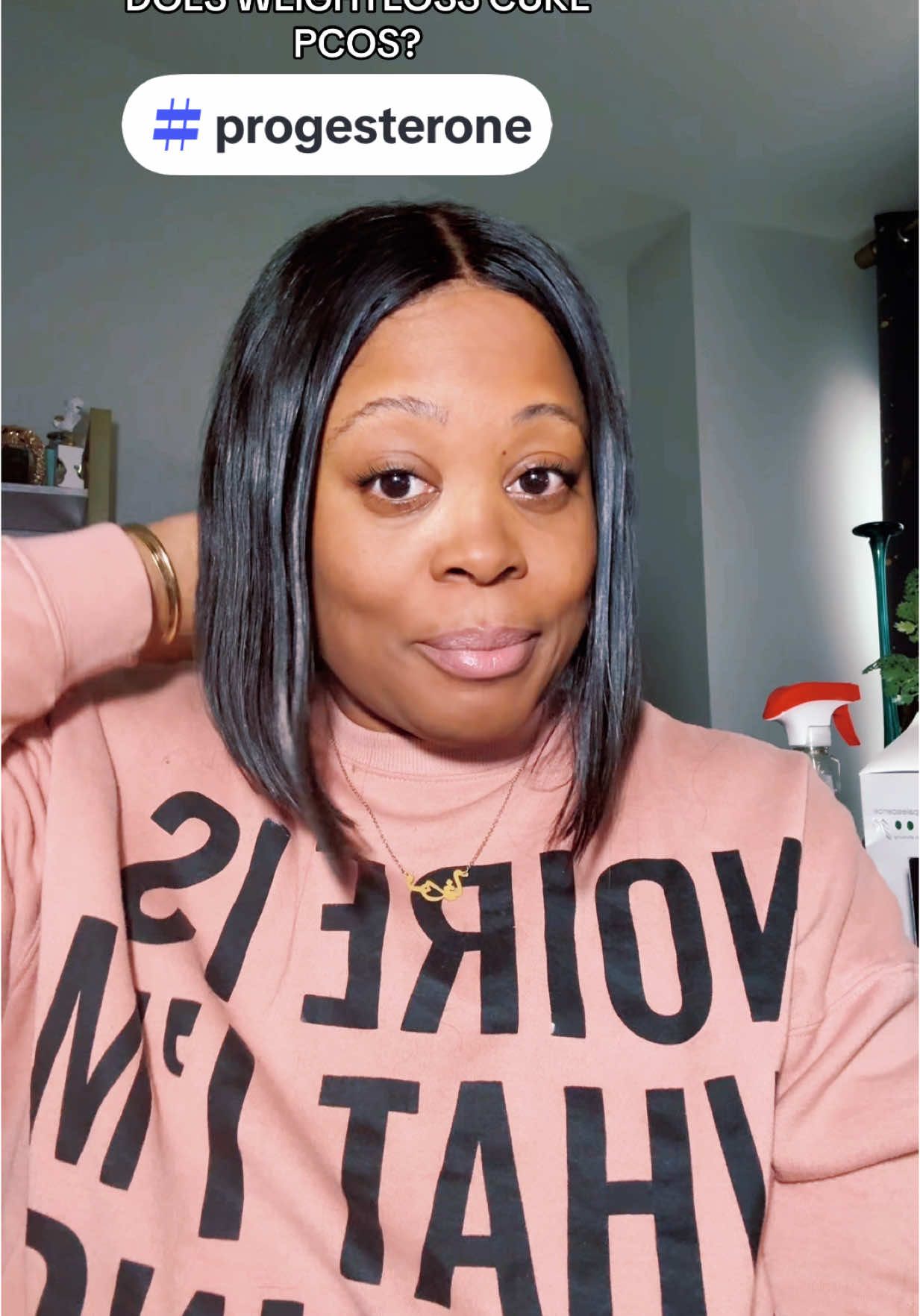 Today I’m being a bit more vulnerable and discussing #pcos and it’s relation to #progesterone ❤️‍🩹. Many doctors will try to sell you a dream that weightloss with PCOS cures it all and it doesn’t. Unfortunately, you will always need to treat your body like you have this condition. #creatorsearchinsights 