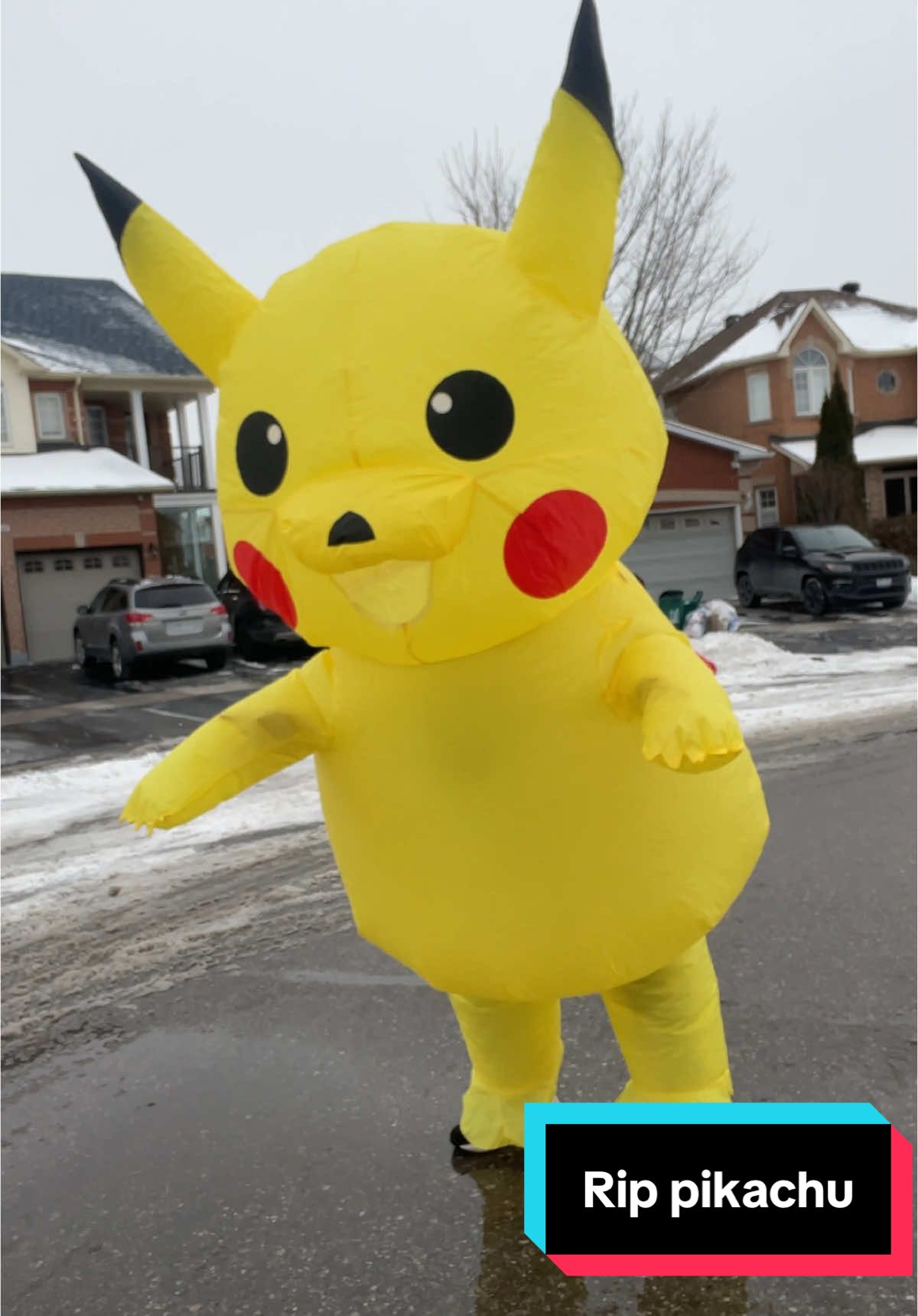 Only something a demon would do #funny #mascot #pikachu #pikachucostume #fartingintopikachucostume #funnyfartingcostume #prank