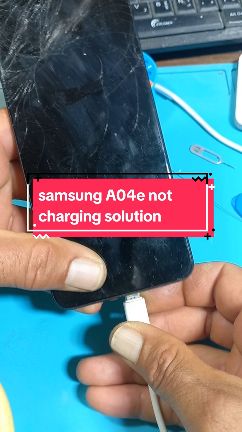 SAMSUNG A04E NOT CHARGING SOLUTION. #creatorsearchinsights #NOURI_ELECTRONICS #صيانة_جوالات #تصليح_هواتف #dzpower 