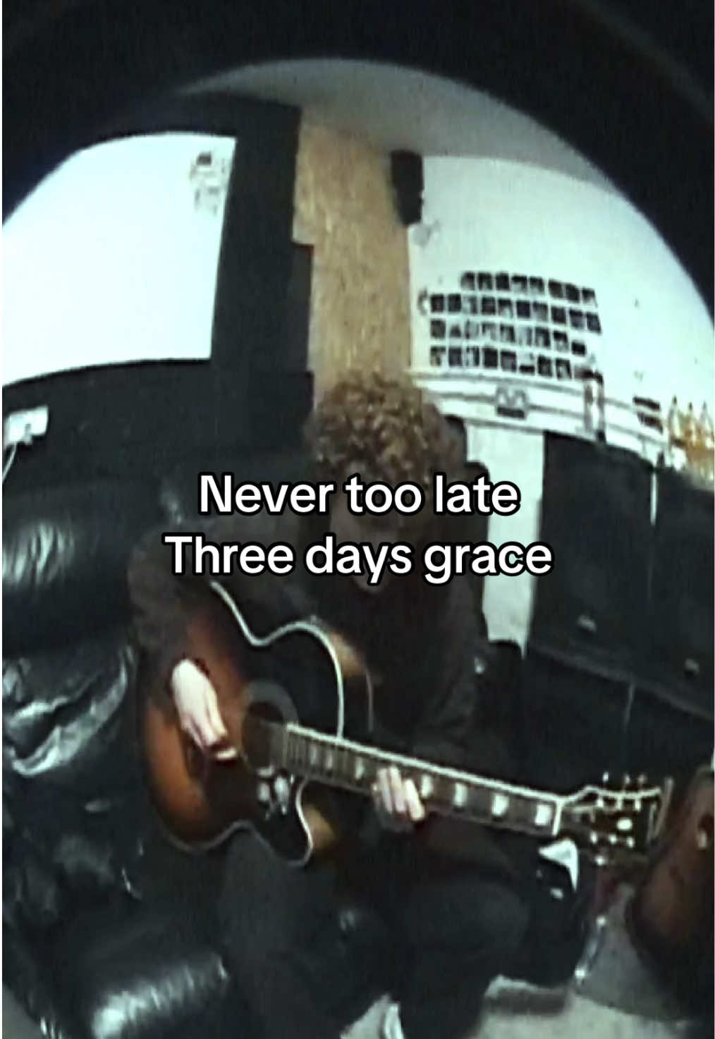 Never too late - @Three Days Grace  • • • • • • #threedaysgrace #nevertoolate #eddievedder #fyp #alternativerock #90smusic #90saesthetic #bammargera #laynestaley #grunge #guitar #guitar #acousticcovers #nirvana 