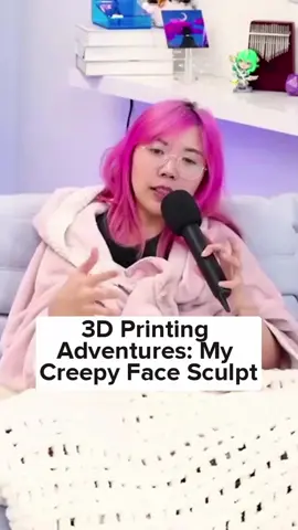 3D Printing Adventures: LilyPichu's Creepy Face Sculpture #gaming #podcaststories #streamer #stream #twitch #streaming #viral #podcast #tiktok #poki #drama #pokimane #pokimaneclips #lilypichu #sweetnsour #3dprinting