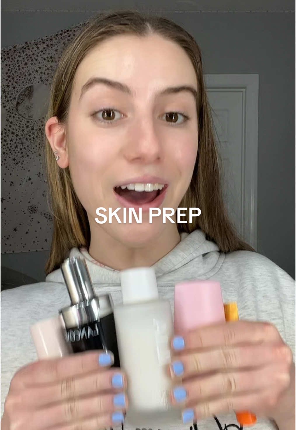 The best skincare routine for makeup🥰 #skinprep #bestprimer #bestserum #makeupprep @Lancôme @Rare Beauty @ONE SIZE BEAUTY @ILIA Beauty 