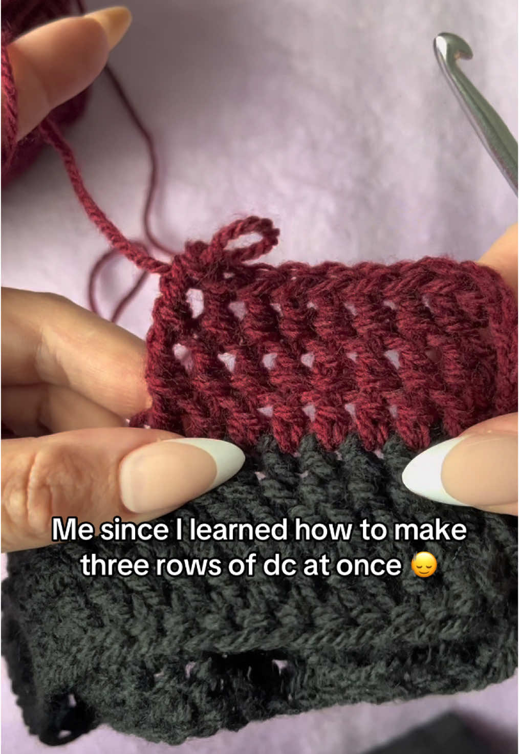 This technique is saving my time  #crochet #explore #crochetersoftiktok #crochettiktok 