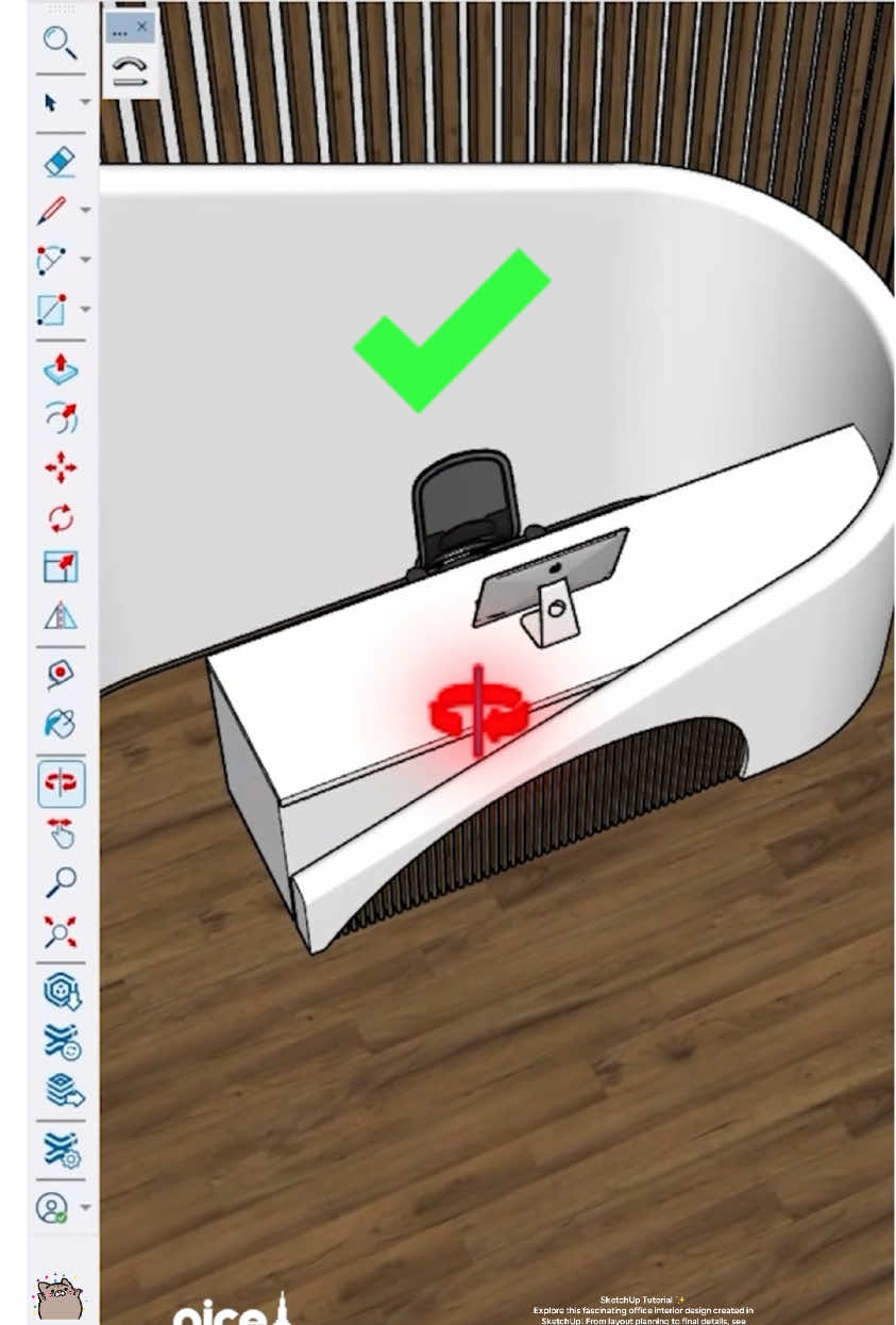 SketchUp Tutorial ✨  Explore this fascinating office interior design created in SketchUp! From layout planning to final details, see how this space comes to life with thoughtful design and functionality. Stay tuned for more design tips and tricks! #SketchUp #SketchUpTutorial #InteriorDesign #OfficeDesign #3DModeling #ArchitectureLovers #DesignInspiration #Rendering #ModernOffice #CreativeSpaces #FurnitureDesign #3DVisualization #SketchUpTraining #nicetoweruk #architect  #nice_tower #sketchup #nicetowers #nicetowerPro #nicetower #art #EU #US 