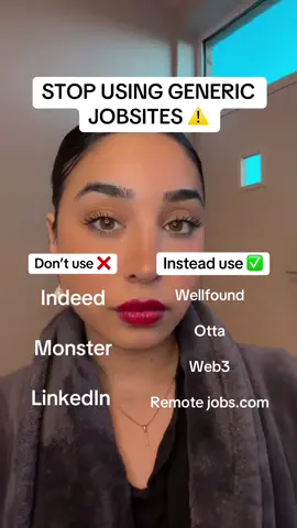 Stop using generic jobsites  #jobsearch #jobsearchtips  #jobapplication  #Tech  #techtok 