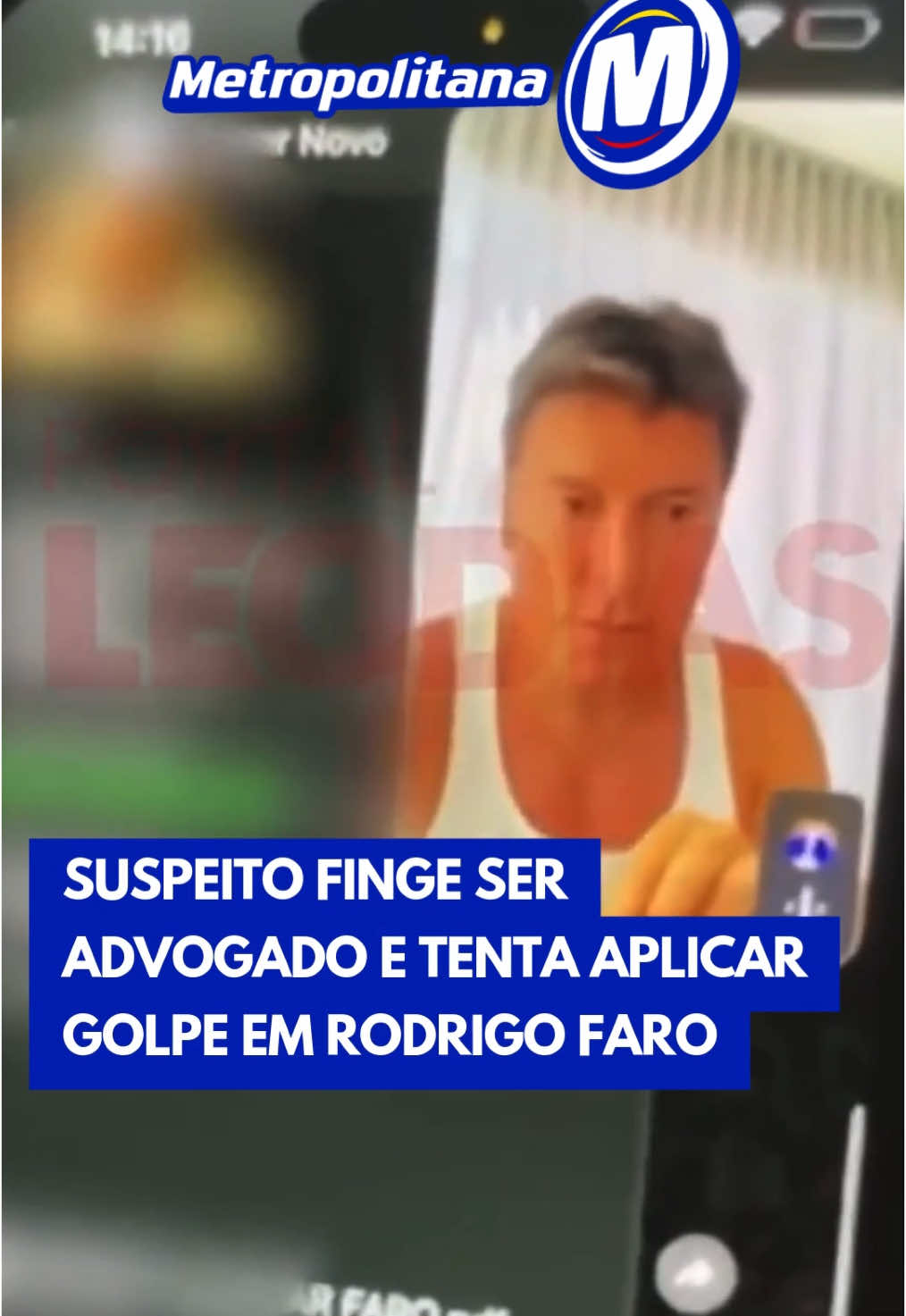 Gente... 👀 Segundo o portal Léo Dias, um suspeito ligou para Rodrigo Faro e tentou aplicar um golpe bancário no apresentador. Ele teria se passado pelo advogado de Faro, afirmando que o artista tinha vencido uma causa judicial e precisaria de uma gravação do aplicativo do banco para confirmar o recebimento dos valores. #TikTokNotícias #EntretêNews 