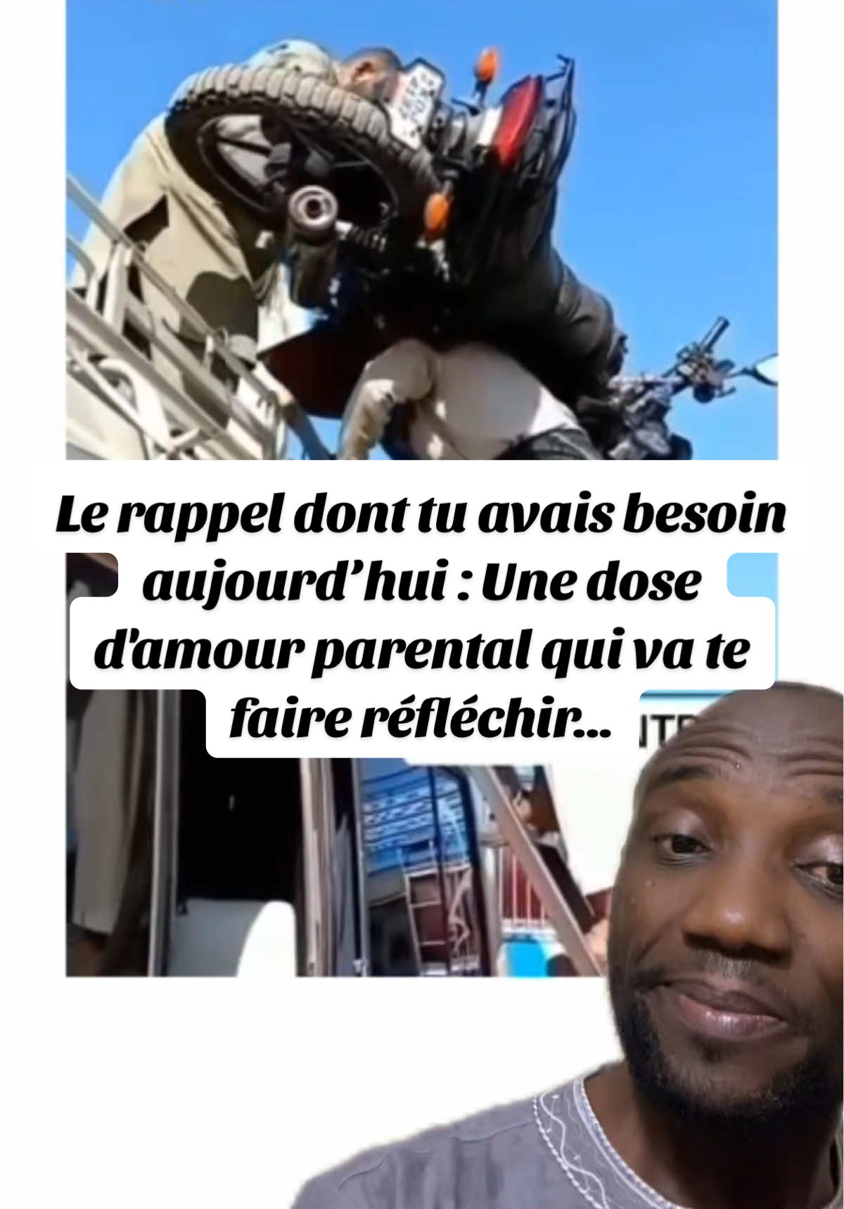 Partage si tu es d'accord !  - Une dose d'amour parental qui va te faire réfléchir... - Le rappel dont tu avais besoin aujourd'hui : nos parents, notre plus grande richesse.  - Et si on prenait un instant pour dire MERCI ? Dans un monde où l'on oublie trop souvent l'essentiel, ce message est pour toi. Souviens-toi : chaque sacrifice de tes parents est une bénédiction. #devinelapersonne 