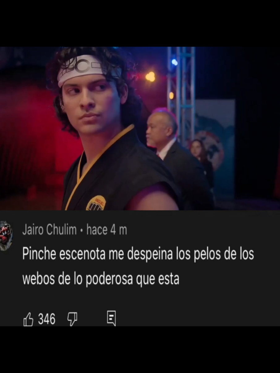 En efecto, es cine 🔥 #cobrakai #karatekid #viral #fyp #parati #ponmeenparati #cinematic 