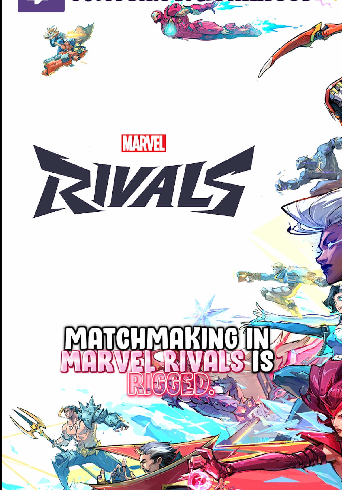 Matchmaking is RIGGED in Marvel Rivals. #marvelrivals #gaming #GamingOnTikTok #rohangod