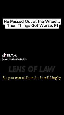 He passed out at the wheel #fypシ #foryoupage #copsontiktok #bodycam 