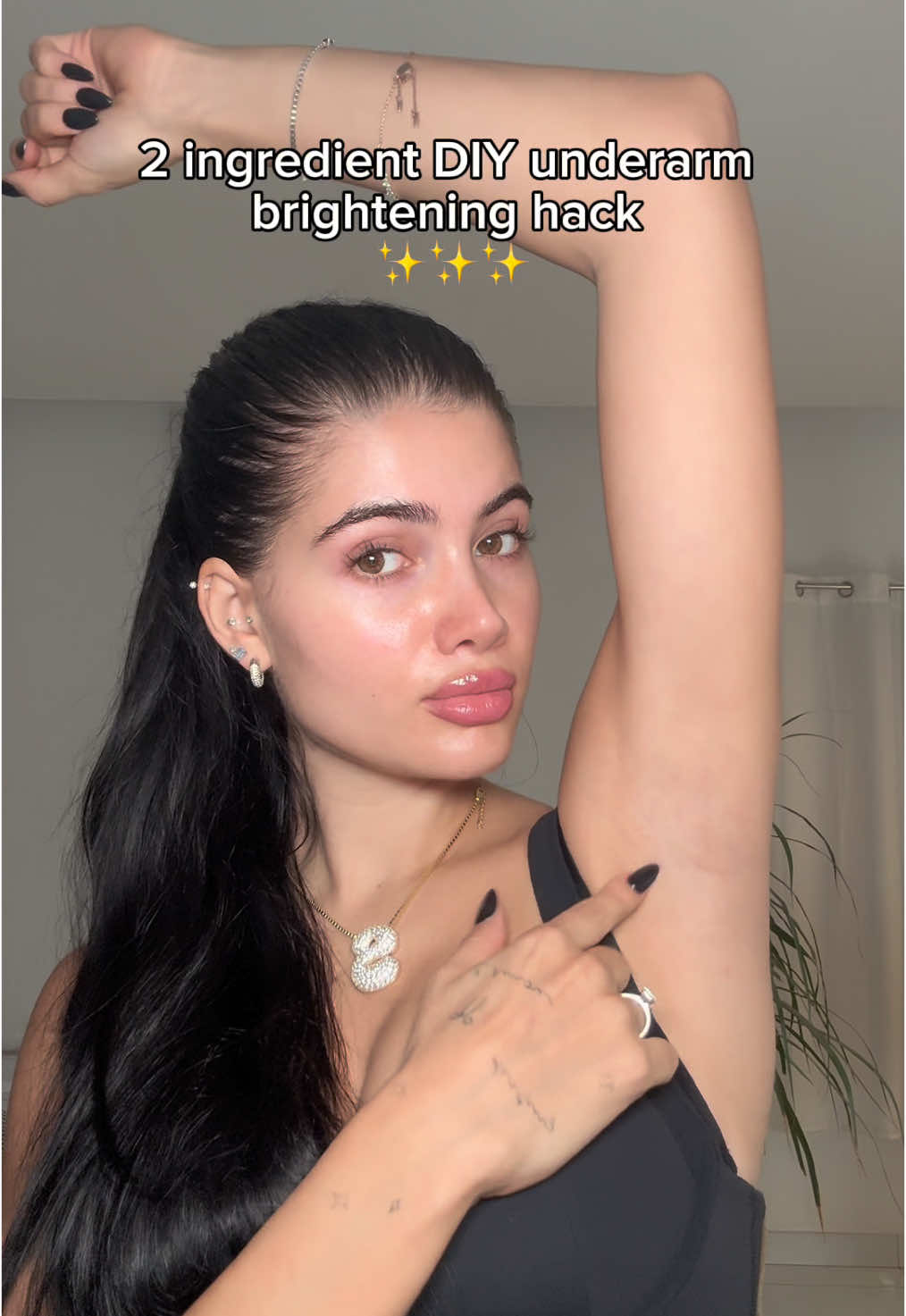 2 ingredient DIY recipe to brighten arm pits ✨🫶🏻 #hacks #beautytips #foryou #DIY #homeremedy #fyp #healthyrecipes #healthysnack 