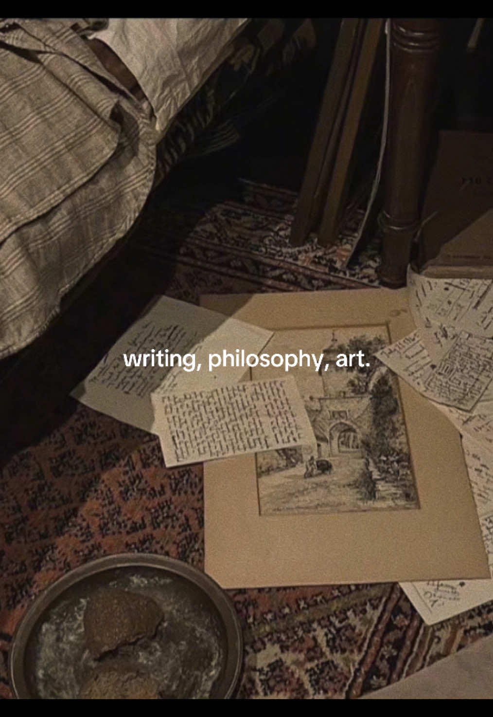 writing, philosophy, art. 🕰️ || #peace #aesthetic #writing #philosophy #arte #literatura #literature #fyp #foru #888 #relatable #photodump #writer #poetry #poem #poet #philosophytiktok #writertok #artsy #aestheticvideos #goviral 
