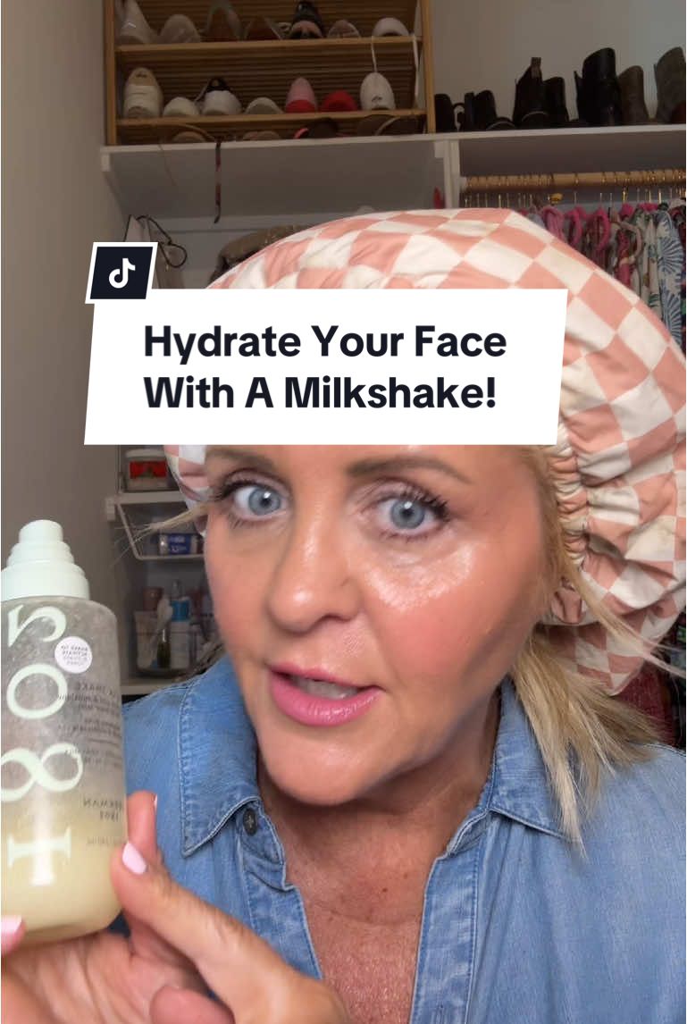 The Milkshake that is HEALTHY for your skin! Hydration Boost! @Beekman 1802 #toner #skincare #hydration #skincaretutorial #over40skincare #moisturizer #hyaluronicacid 