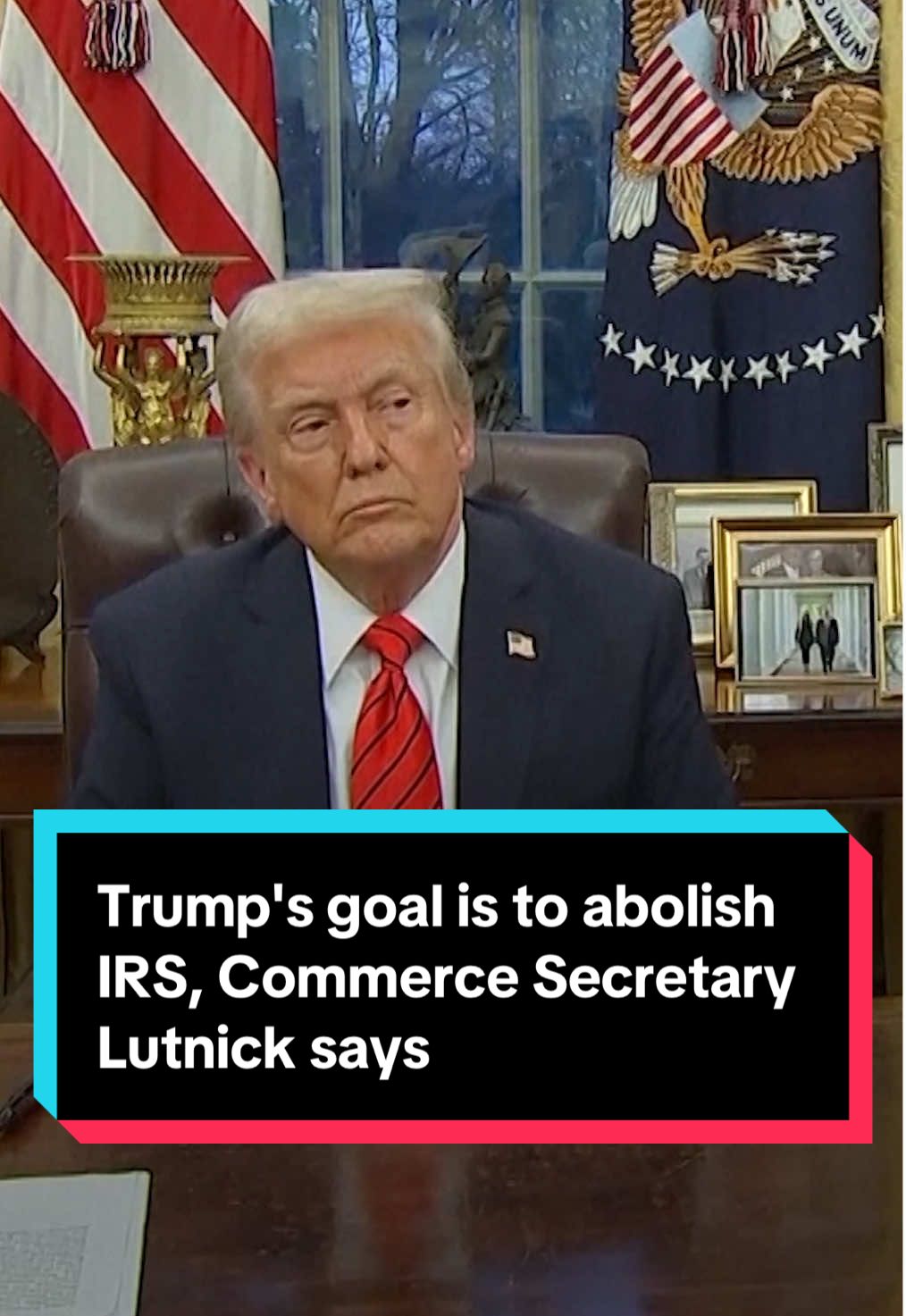 President #Trump’s goal is to abolish the #IRS and instead raise revenue by charging other countries, Howard Lutnick tells Fox News. #politics #US #news