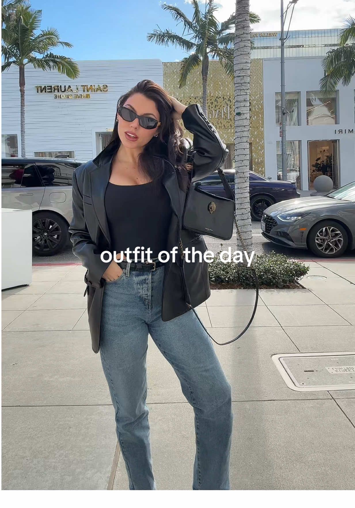 outfit of the day 🌞 starting to feel like spring in los angeles! #outfitoftheday #OOTD #dailyfitcheck #fitcheck 