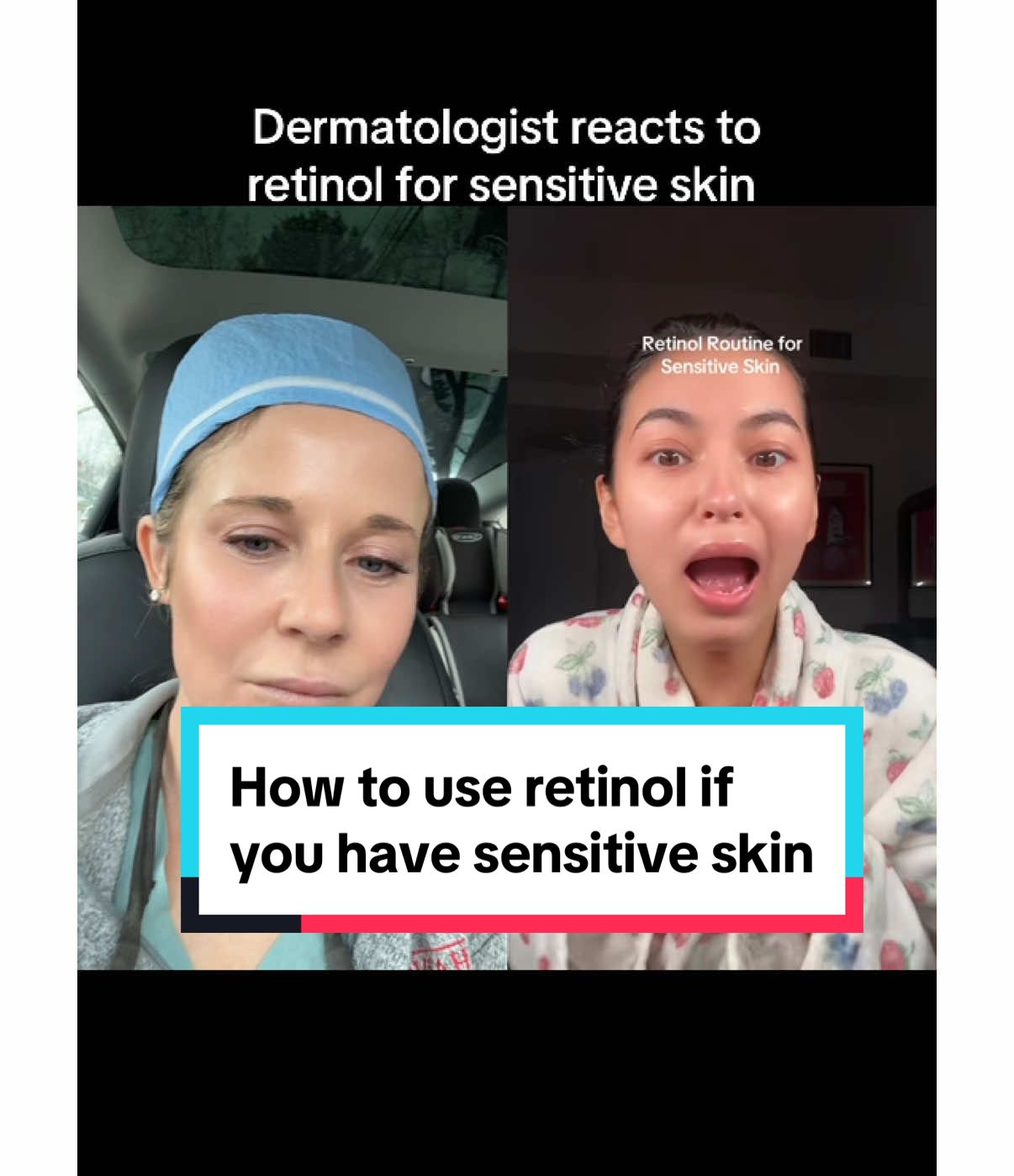 #duet with @Beca  If you have sensitive skin and have been nervous to start retinol then watch this video first. #retinol #skincare #skincareroutine #antiaging #antiagingskincare #dermatologist 