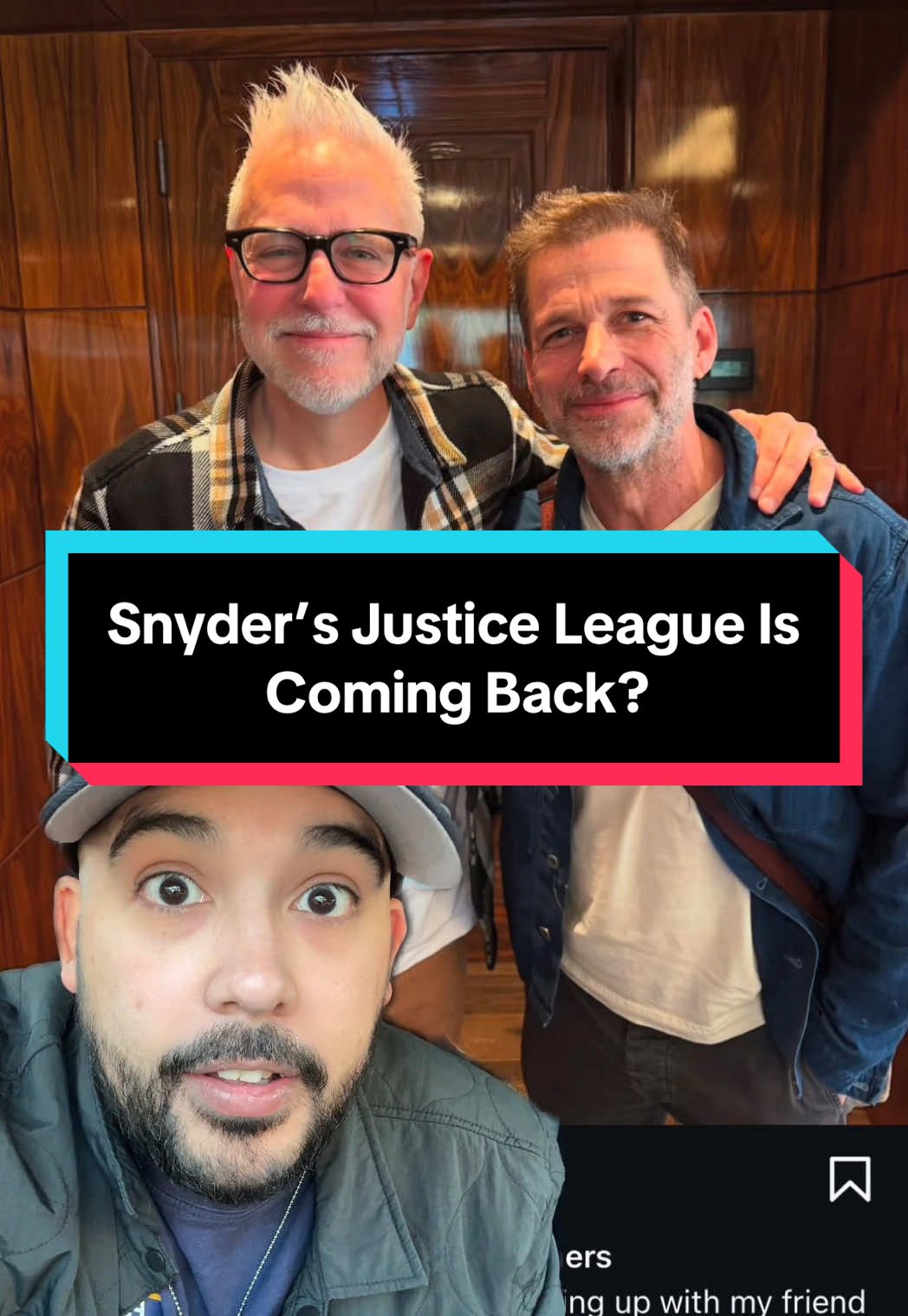 Zack Snyder’s DCEU is coming back?! #dccomics #dceu #dcu #jamesgunn #zacksnyder #zacksnydersjusticeleague #batman #superman #greenscreen 