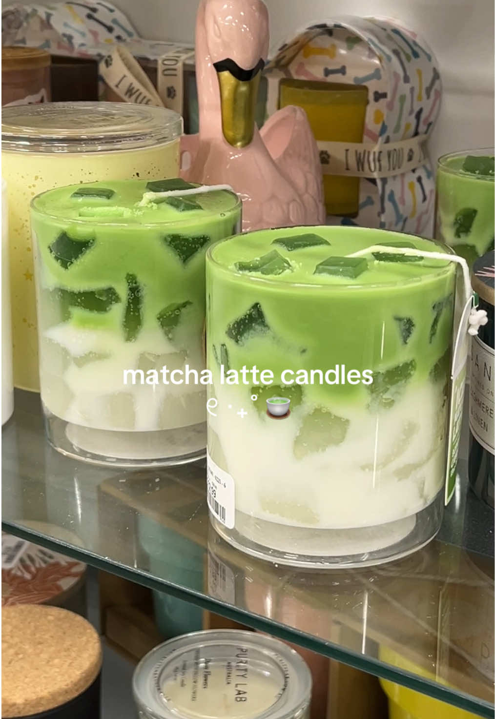 the perfect candle for matcha lovers 🍵 #matcha #matchalatte #matchapowder #matchalover 