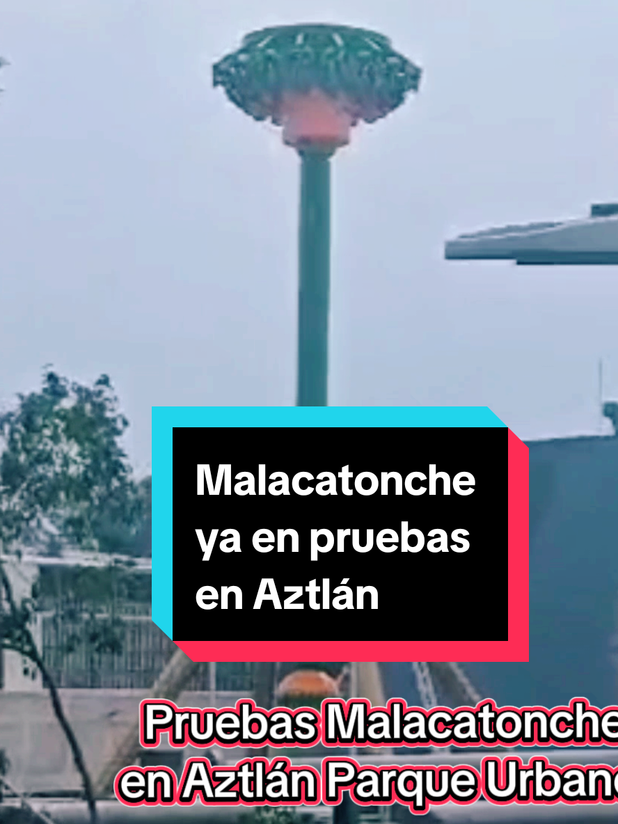 El péndulo Malacatonche 🤩 ya está en pruebas en @Aztlán Parque Urbano 👈, lo que significa que su apertura ya está cerca. 📷 Alex Velez  #aztlan #aztlanparqueurbano #pendulo #themepark #parque #coaster #rollercoaster #thrill 