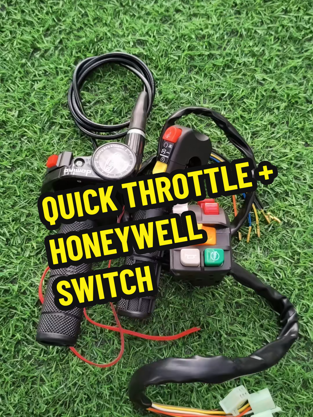 QUICK THROTTLE + HONEYWELL SWITCH + SLIM SWITCH UNIVERSAL 🛍️💯 #affiliatemarketing #motoshot #quickthrottle  #honeywellswitch #slimswitch #dailyuse #motorparts #motorpartsandaccessories 
