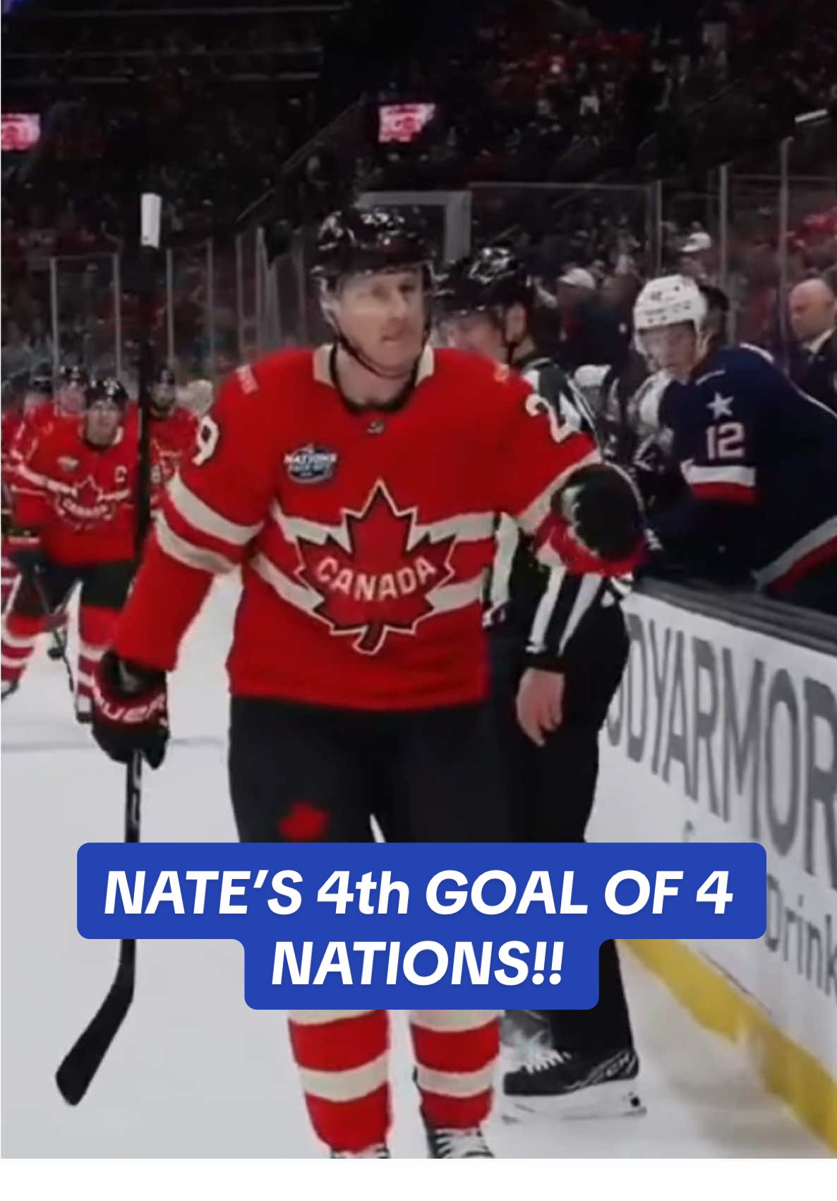 Way to go, Nate!! 🔥 #ColoradoAvalanche #GoAvsGo #4nations 