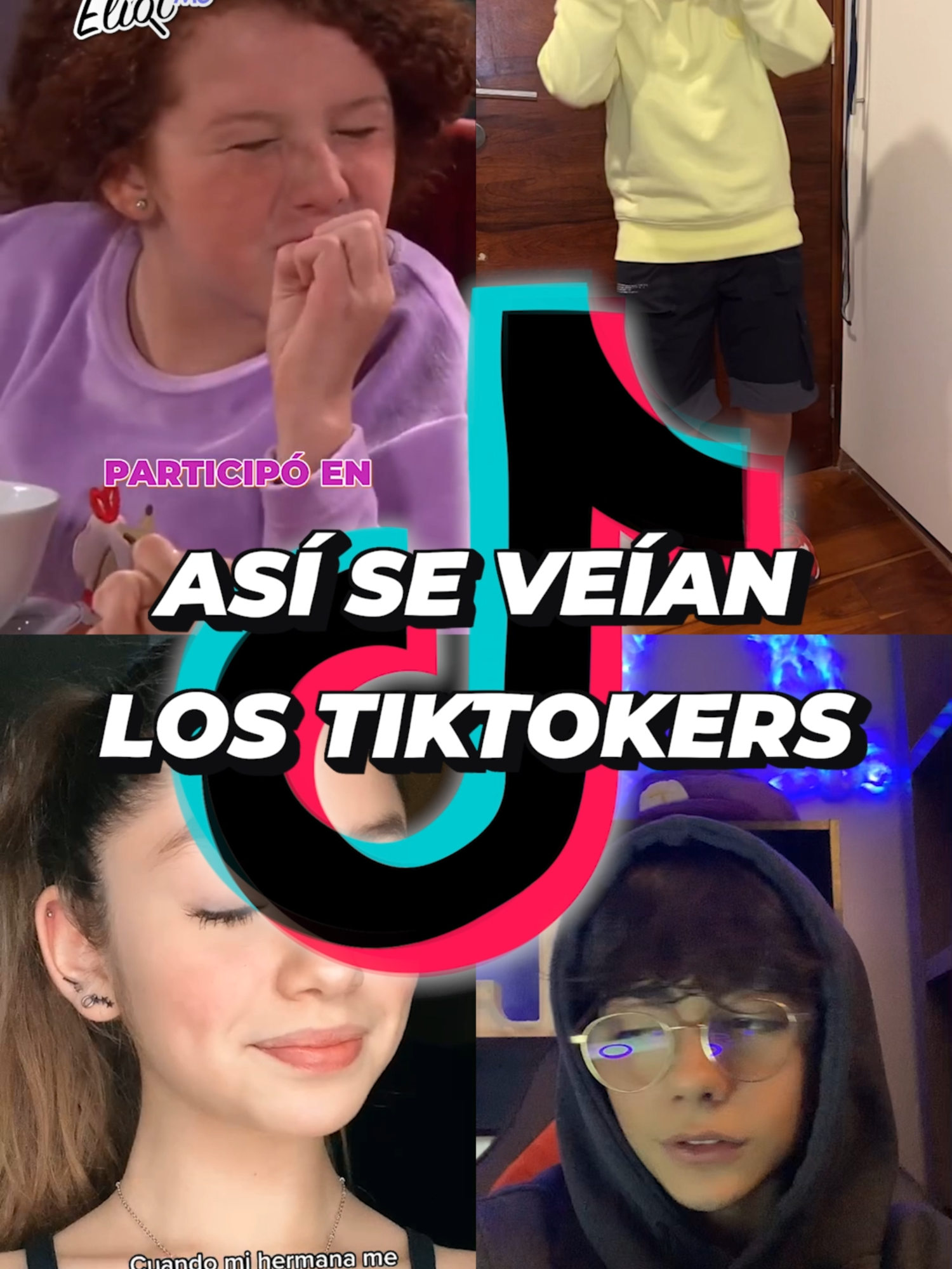 Así se veían los tiktokers cuándo tenían 13 años. 🤩 #chismecito #tiktokers #tik_tok #edad