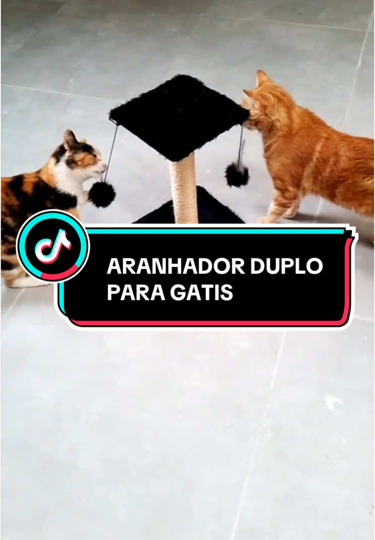 Link do Produto na Bio!! Arranhador Duplo Para Gatos: Diversão e Proteção Para Seu Pet!🛒