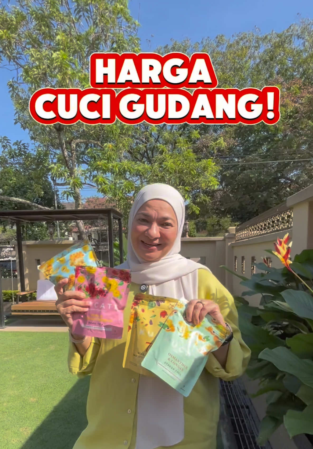 KUCATE HARGA CUCI GUDANG  RM10 - 1 PACK  RM15 - 2 PACK CHECK BAG KUNING SEKARANG! 