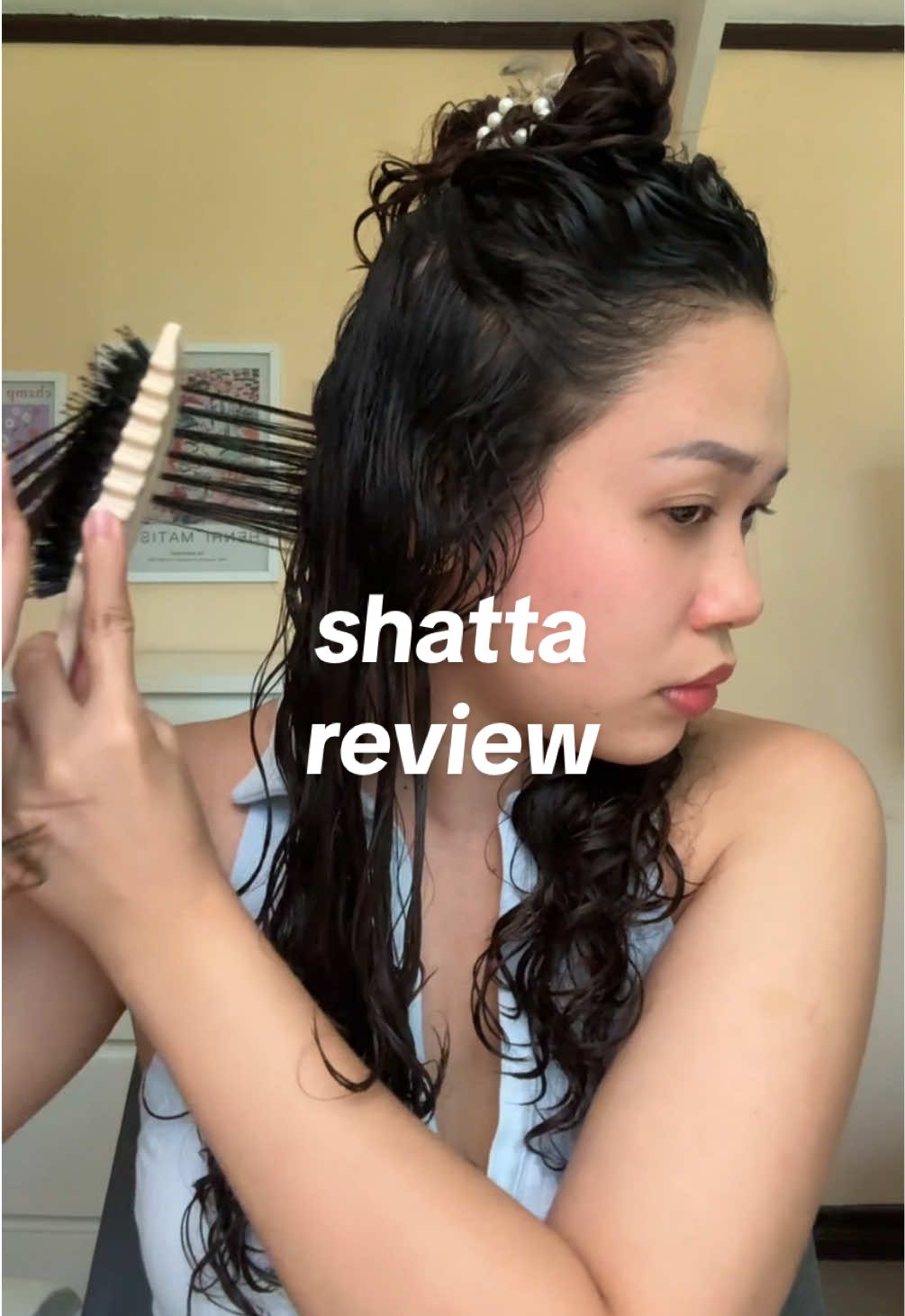 Replying to @curly.jini🌀🧜🏼‍♀️🏋️‍♀️🦷 may nanalo na 👏🏻 here’s my review of the Shatta Curl Cream and Mousse 🧡 #curlyhair #curls #curly #curlscheck #curlyhaircare #shatta 