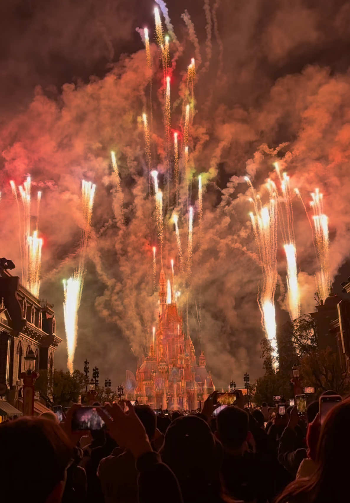 Fireworks 🎆🎇🤩🇭🇰❤️#aesthetic #travel #disneyland #disney #disneylandhongkong 