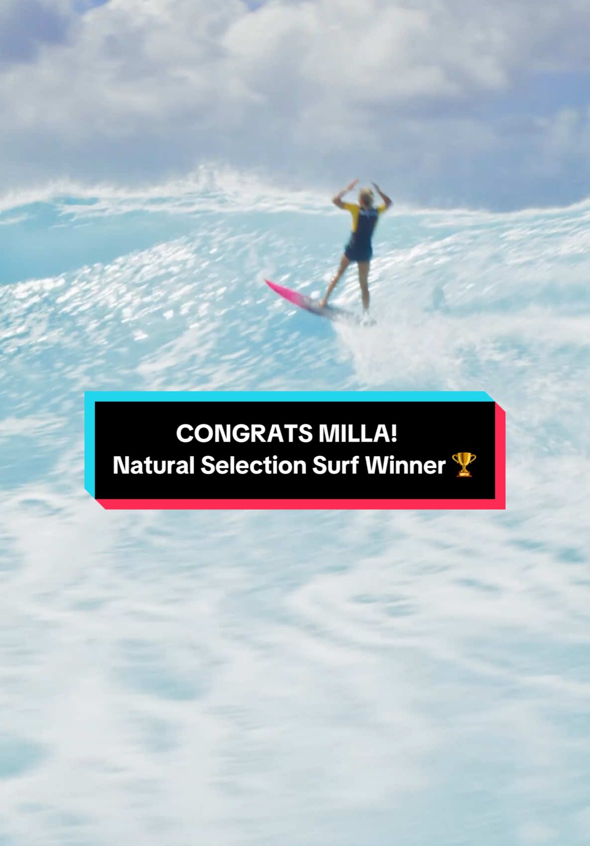 @Natural Selection Tour was always gonna be wild, but @Milla coco took things to the next level.  Congrats on taking out the WIN Milla! Couldn’t be prouder, it was so epic to watch. And if you missed any of the action, watch her charge now on Red Bull TV & YouTube. link in bio