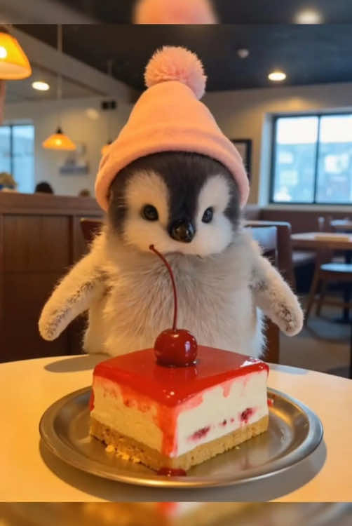 Eating every day ·  · · · · #creative #AI #new #funny #fun #cute #interesting #Penguin #healing #cuteness #cuteanimals #cutebaby #cutelove #cutelover 