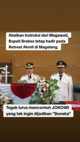 Paramitha Widya Kusuma, Kader PDIP, Bupati Brebes Terpilih 2024-2029 Abaikan Perintah Megawati Soal Retreat Para Kepala Daerah di Akmil Magelang.👉 Demi Kepentingan Masyarakat  Ditunggu kader PDIP yang lain, jangan mau menjadi boneka partai.
