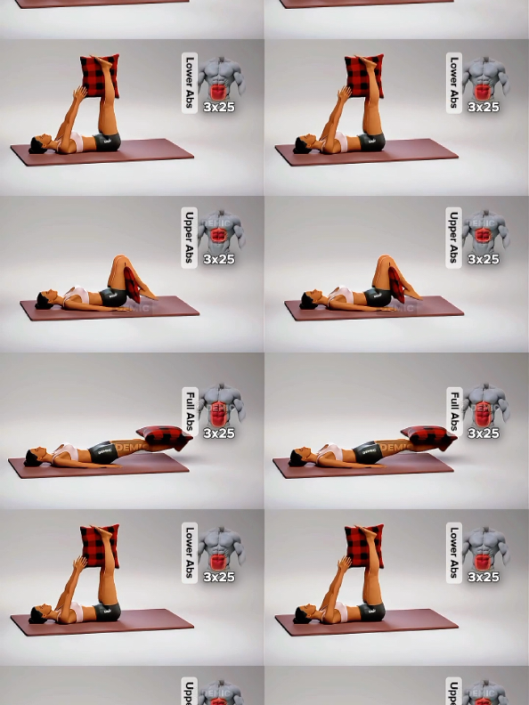 Moves for a Flat Belly! Try This at Home!  ✅ 6 Sets x 3-25 Sec Each ✅ Full-Body Relaxation ✅ Perfect for Beginners #absworkout  #homeworkout  #fitnessmotivation  #flatbelly  #GymLife  #workoutroutine  #noexcuses  #fitchallenge  #bodygoals  #corestrength  #Fitness  #stretching  #flexibility  #workoutroutine  #gymlife  #viralreel  #TikTokFitness  #bodybuilding  #homeworkout  #Self 