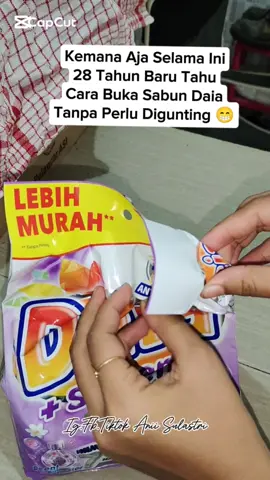 Setua ini baru tahu buka daia gk perlu pakai gunting lagi😁  #LifeHack #lifehackrumahtangga #tipsdantrik #tipsdapur #fyp #fypviral #trendingvideo #hacksabundaia 