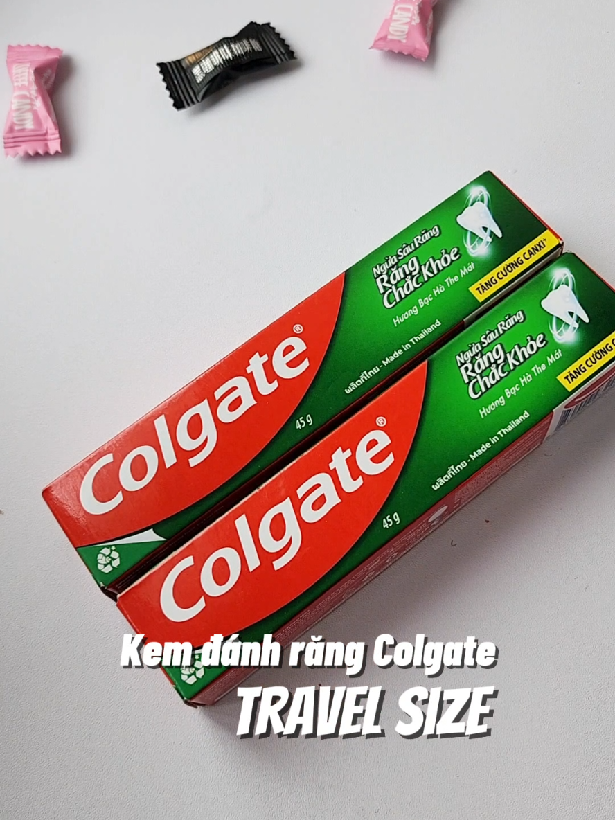 Kem đánh răng colgate hỗ trợ ngừa sâu răng travel size #kemdanhrang #colgate #travelsize 