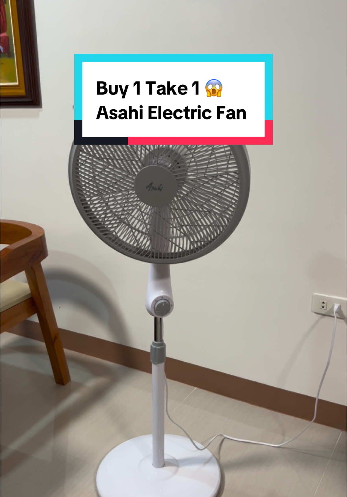 Check mo na tong Asahi stand fan habang naka buy 1 take 1 pa at sale 🥳 #asahi #electricfan #standfan #aesthetic #asahielectricfan #fyp 