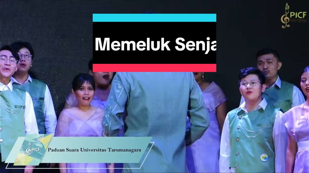 Memeluk Senja  Text By : Roni Sugiarto  Composed By : Nicholas Rio Paduan Suara Universitas Tarumanagara (Tarumanagara University Choir), Indonesia Conductor: Jason Ferdison Penabur International Choir Festival 2024 Category: Mixed Choir Level A (3rd Place - Gold Award Level II) Hai senja! Tak ada alasan tuk dapat jelaskan, Tlah habis kata-kataku untuk menunjukkan kagumku padamu! Hai senja! Jamahlah aku di kemudian hari, Jemputlah irama nadaku, Bawalah mereka menuju nirwana! Dengan lembut, sang senja Memelukku erat #fyp #fypシ゚ #fypp #fypviral #fypdong #fypツ #fypgakni #fyppp #fypsounds #fypシ゚viral🖤tiktok #choir #mix #category #psm #psut #untar #sound #senja #hai #memeluk #memeluksenja #satb #university 