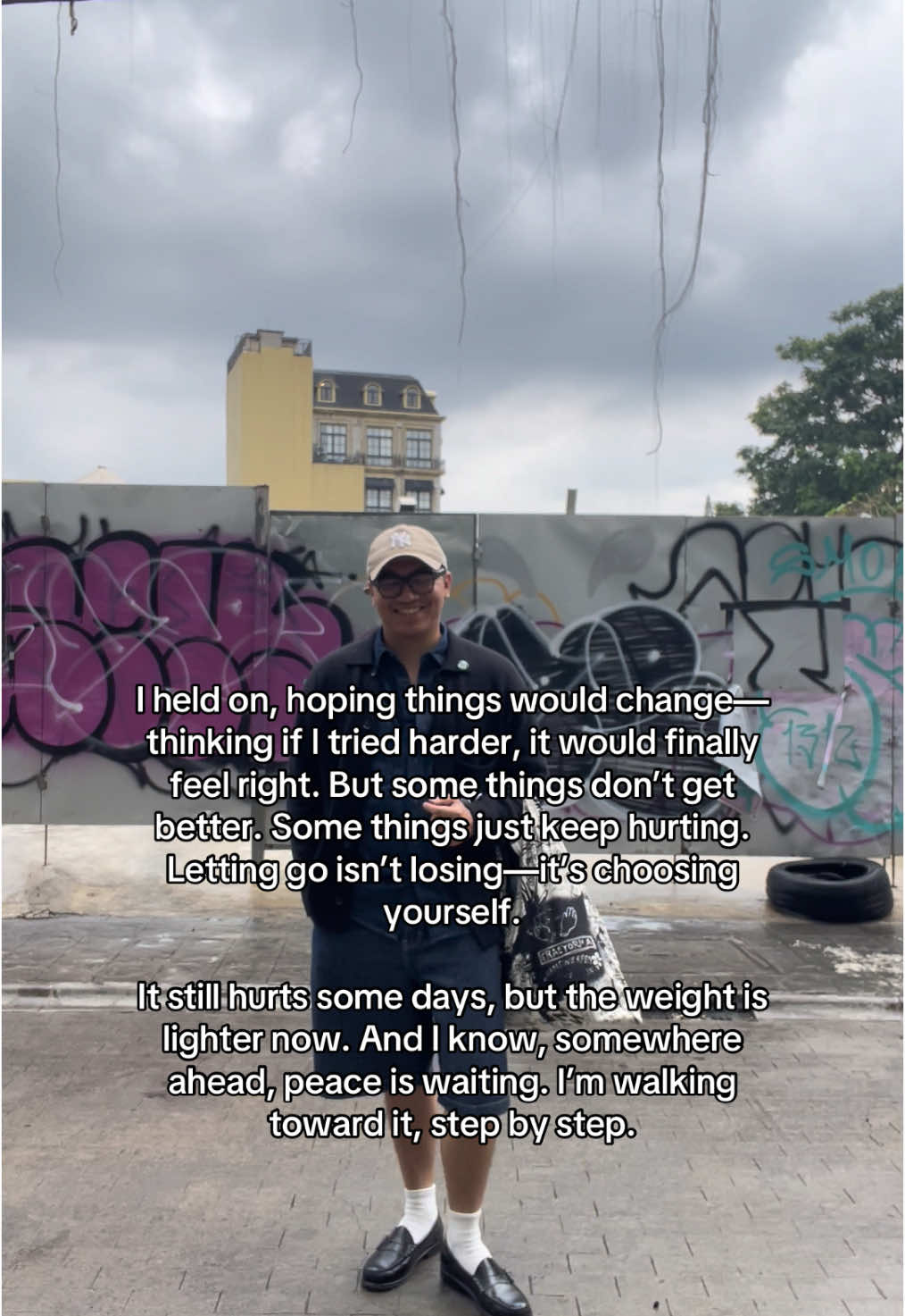 #notetoself I held on, thinking if I tried harder, it would finally feel right. But some things don’t get better. Some things just keep hurting. Letting go isn’t giving up—it’s choosing yourself. And even though it still stings, the weight is lighter now. I’ll find peace, step by step.🥺❤️ #selflove #sliceoflife #HealingJourney #healing #outfit #outfitinspo #grwm #fitcheck #fypシ #fyppppppppppppppppppppppp   