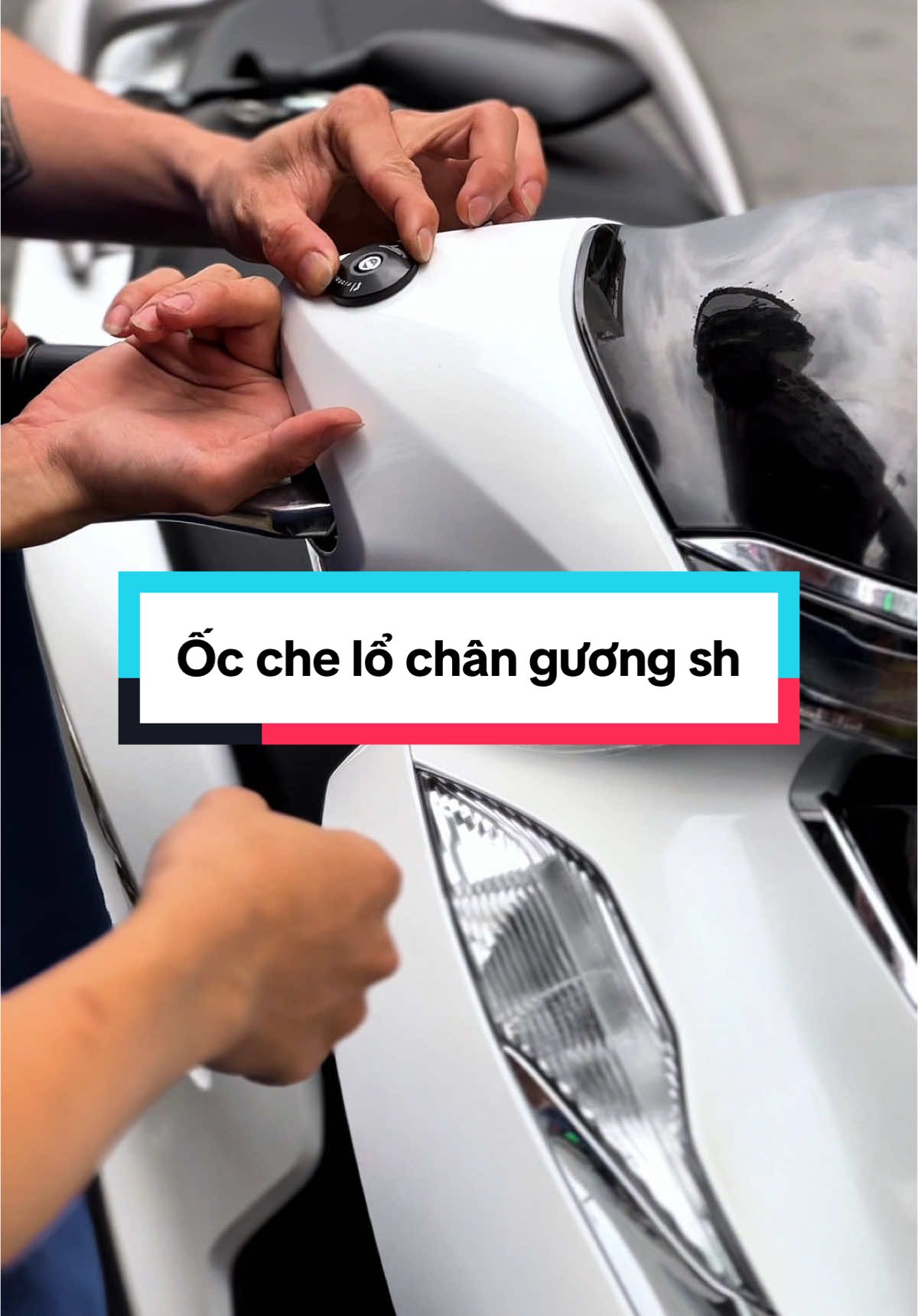 Ốc che lổ chân gương sh nhôm cnc sang trọng #occhelochanguongsh #occhankinhsh #xuhuong 