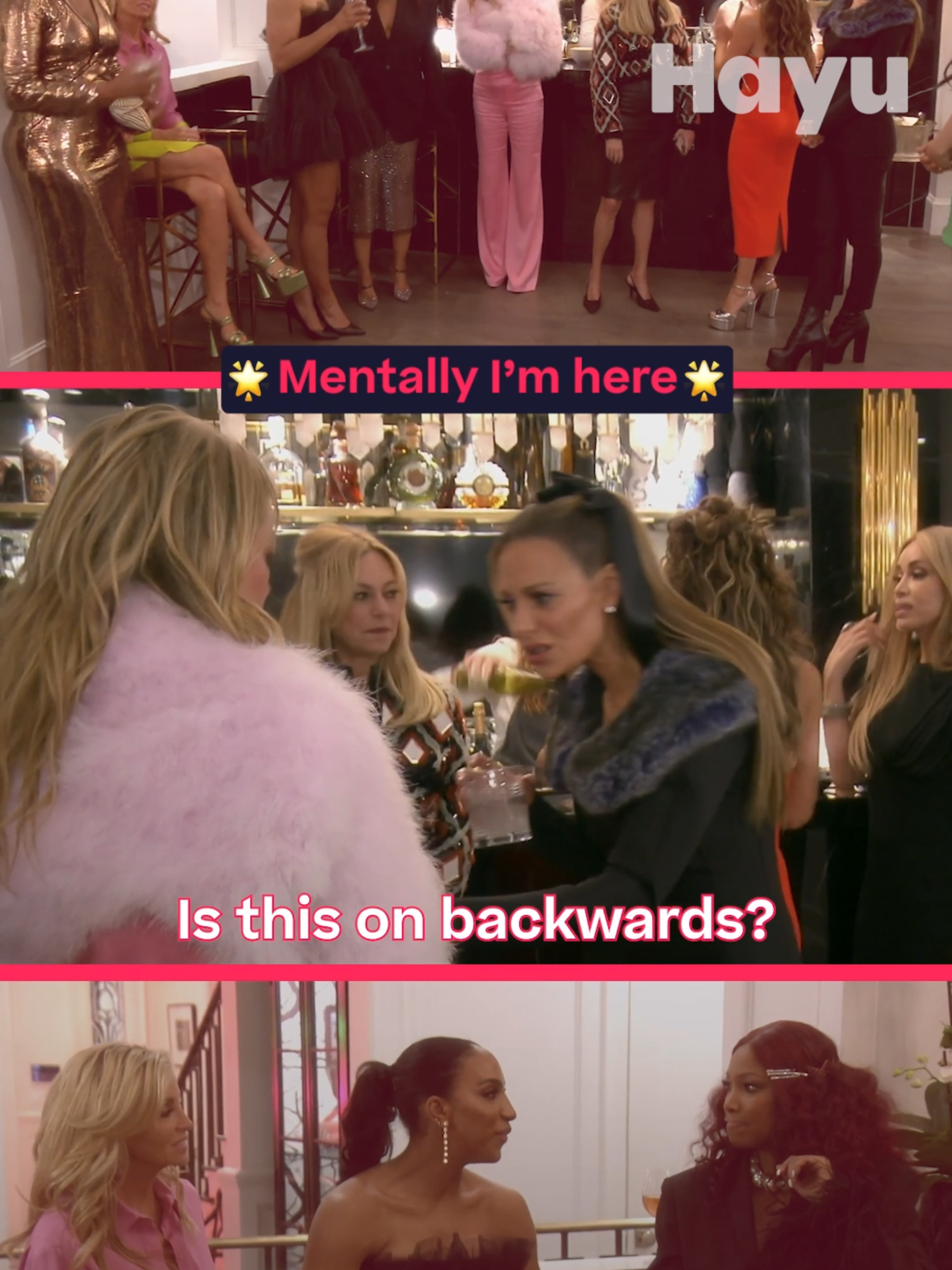Backwards? Upside down? No! #RHOBH