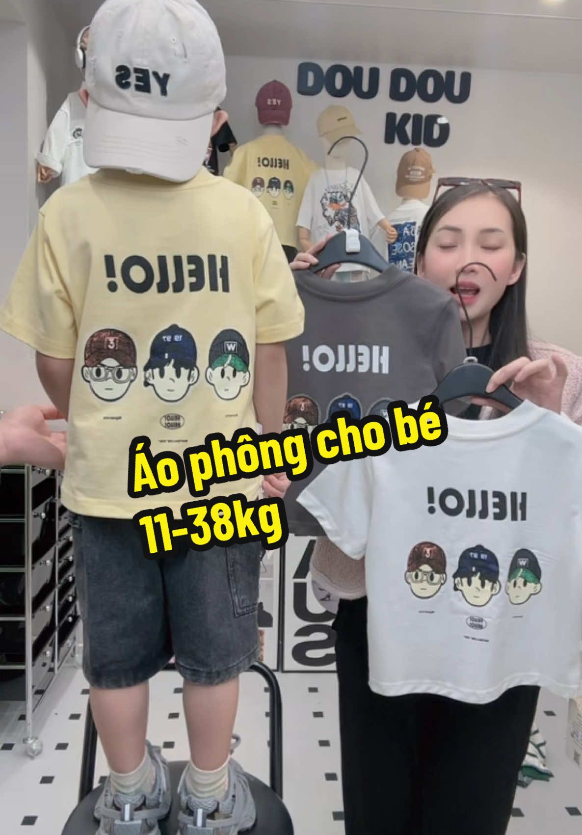 Ko đẹp xịn ko lấy tiền ạ #doudoukid#doudoukidetrai #kidclothing #aophongchobe 